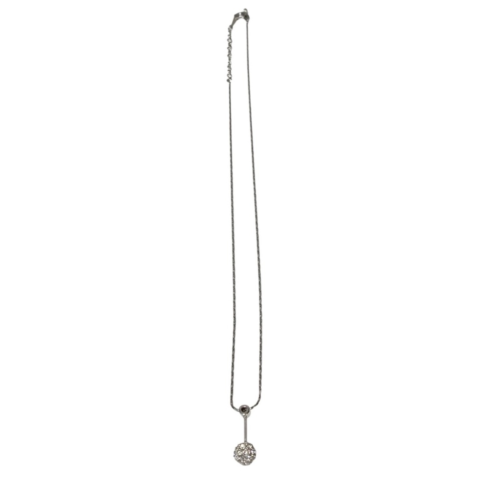 SWAROVSKI DOLCE PENDANT NECKLACE 925 Sterling Ball Drop Crystal‎